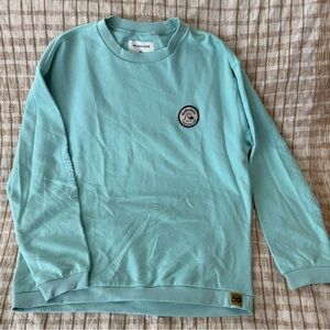 Quiksilver Men's Aqua Crewneck Sweater